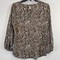 Adrianna Papell Women Brown Leopard Top M image number 2