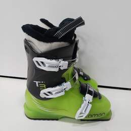 Men's Green & Black Salomon Ski Boots Size 8 alternative image
