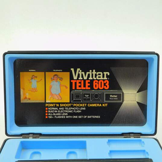 Vivitar TELE 603 Camera 110 Film  With Case image number 5