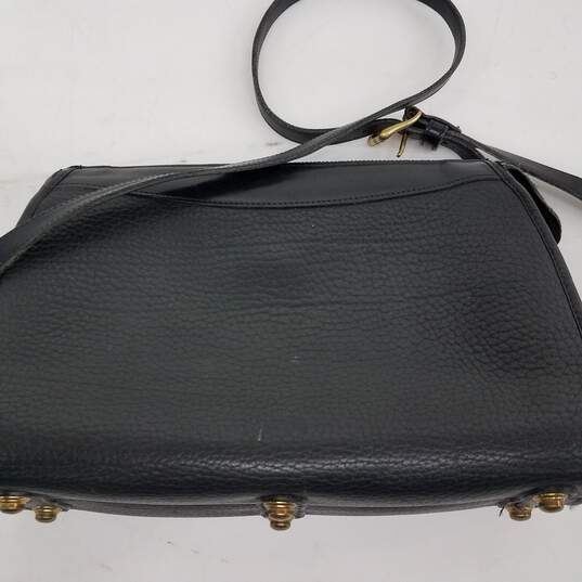 Dooney & Bourke Black Pebbled Leather Crossbody Bag image number 2