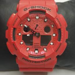 G-Shock GA-100C Red Non-precious Metal Watch alternative image
