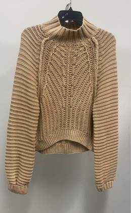 Free People Beige Sweater - Size X Small