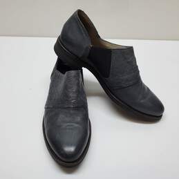 Miz Mooz New York Tennessee Grey Leather Ankle Shoes Size 40