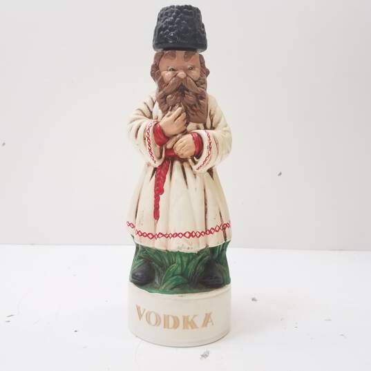 Alberta's Molds 2 Vintage Ceramic Decanters  Santa /Vodka image number 2