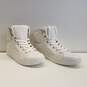 GUESS White Silver Glitter Hi Top Lace Up Sneakers Women's Size 8.5 M image number 3