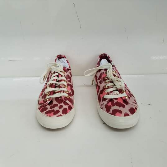 Keds X Kate Spade Kickstart Leopard Satin Sneakers Size 10 image number 2