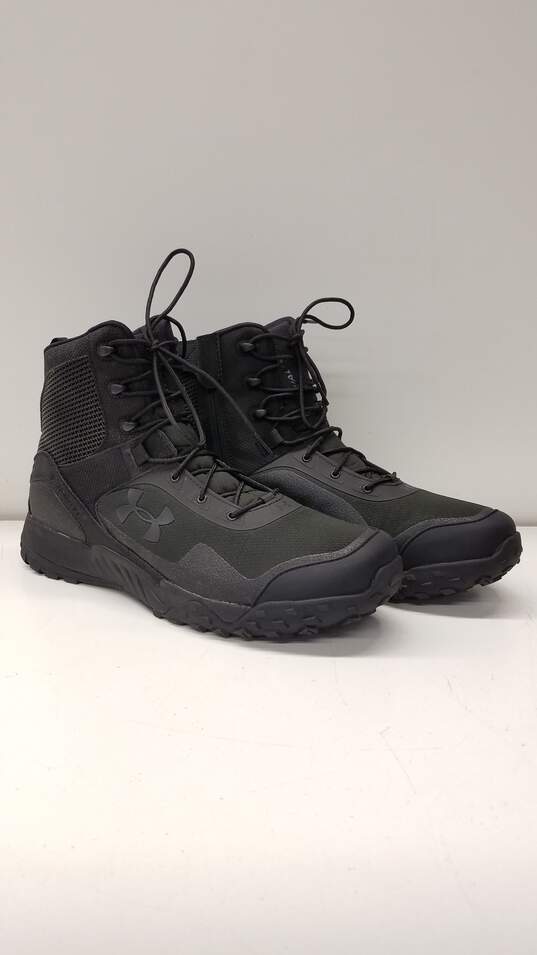 Under Armour Valsetz RTS 1.5 Black Side Zip Combat Boots Men's Size 14 image number 3