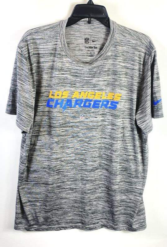 NFL Men Gray LA Chargers T Shirt XL image number 1