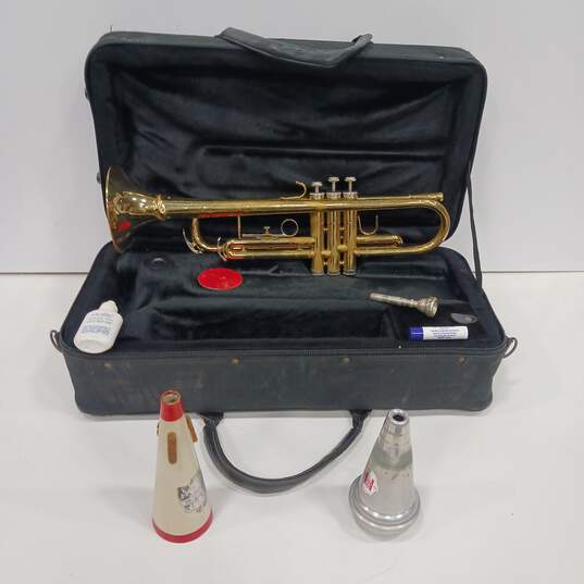 Mirage Brass Trumpet With Accessories And Matching Caring Case image number 1