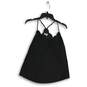 J. Crew Womens Black Scalloped Neck Spaghetti Strap Camisole Tank Top Size 4 image number 1