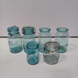 Bundle Of 6 Assorted Glass Jars