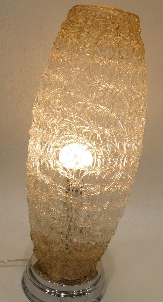 Working Lucite Spaghetti MCM Mid Century Modern Style Table Lamp image number 1