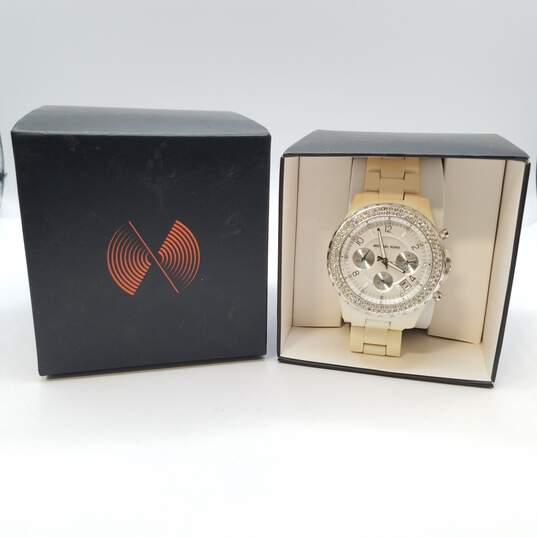 Michael Kors 40mm Crystal Bezel Chronograph Unisex Quartz Watch image number 2
