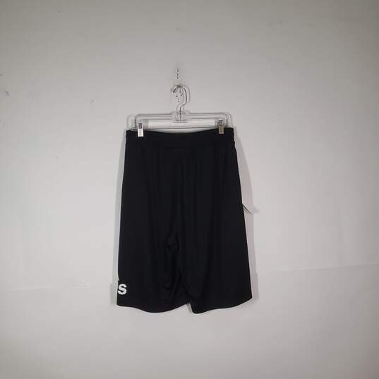 Mens Elastic Drawstring Waist Regular Fit Athletic Shorts Size XL image number 2