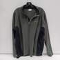 Columbia Gray And Black Quarter Zip Pullover Jacket Size L image number 1