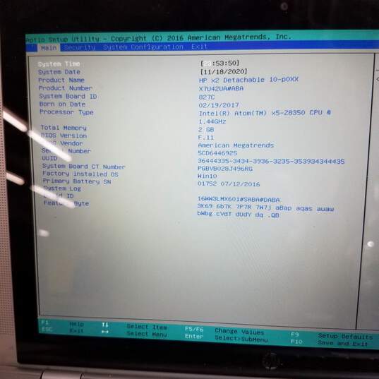 HP x2 Detachable Laptop 10in Intel Atom x5-z8350 CPU 2GB RAM 32GB HDD image number 8
