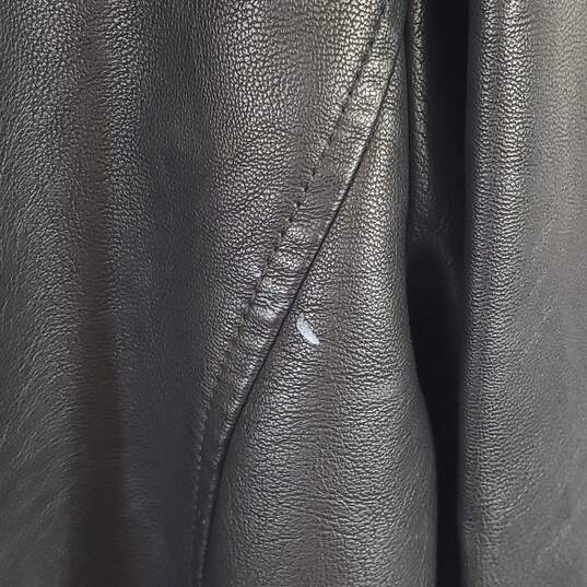 Levi's Women Black Faux Leather Jacket L NWT image number 6