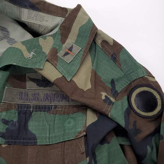 US Army BDU Woodland Camo Coat & Pants Set 25th Infantry Division Medium-Short image number 4