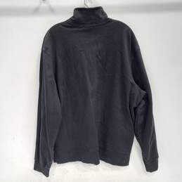 Polo Ralph Lauren Men's Black Cotton LS 1/4 Zip Pullover Sweater Jacket Size  XL alternative image