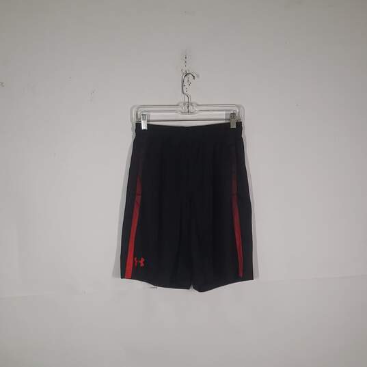 Mens Loose Fit Elastic Drawstring Waist Athletic Shorts Size Small image number 1