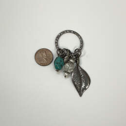 Designer Silpada 925 Sterling Silver Turquoise Stone Pearl Pendant