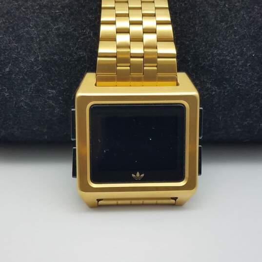 Adida By Nixon Z01513-00 39mm WR 50m Gold Digital Casual Watch 107g image number 2