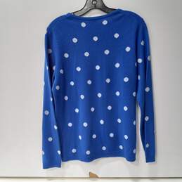 Talbots Women's Blue Cashmere Sweater Size Large alternative image