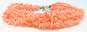 925 Jay King Desert Rose Trading DTR Pink Coral Multi Strand Choker Necklace image number 3