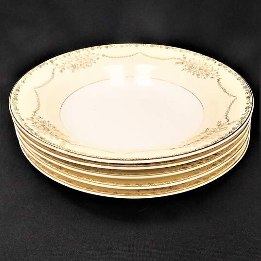 Set of 5 Crown Potteries Co. Gold Bowls image number 1