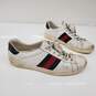 Gucci Men's Ace White Leather Trainers Size 11 AUTHENTICATED image number 4