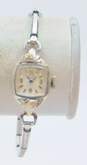 Vintage Lady Elgin 14K White Gold Diamond Accent Case 10.7g image number 1