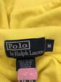 Men's Sz M Yellow Casual Polo Shirt image number 5