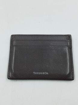 Authentic Tiffany & Co. Brown Card Holder