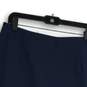 Brooks Brothers Womens Navy Side Zip Knee Length Trumpet Skirt Size 14 image number 3
