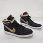 Nike Men's Vandal High Supreme Black/Metallic Gold Sneakers Size 12 image number 3