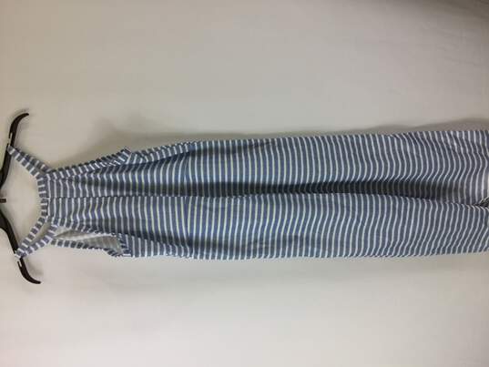 Cozy Women Blue Stripped Dress M image number 2