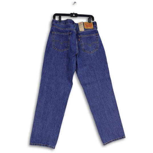 NWT Mens Blue 550 Denim 5-Pocket Design Tapered Leg Jeans Size 33x32 image number 2