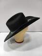 Justin Men's Black Wool Cowboy Hat Size 7 1/8 image number 4