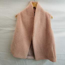 Norla Canada Women's Pink Polyester Sherpa Vest Size S