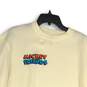 Disney Womens Ivory Graphic Prints Creme Crew Neck Pullover Sweatshirt Size L image number 3