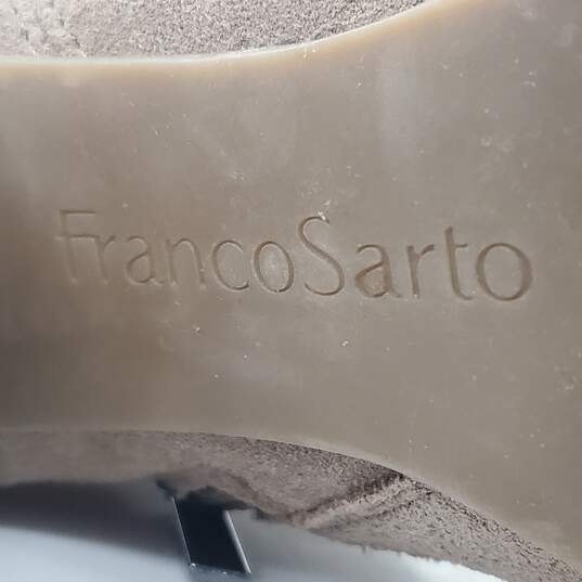 Franco Sarto Destiny Taupe Suede Booties Women's Size 8.5M image number 5