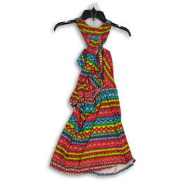 Nanette Lepore Womens Multicolor Aztec Print Sleeveless Cover-Up Dress Size L alternative image