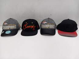 Bundle of 4 Men's Assorted Sports Adjustable Caps