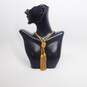 VNTG Givenchy Designer Gold Tone Tassel Pendant Necklace 88.3g image number 1
