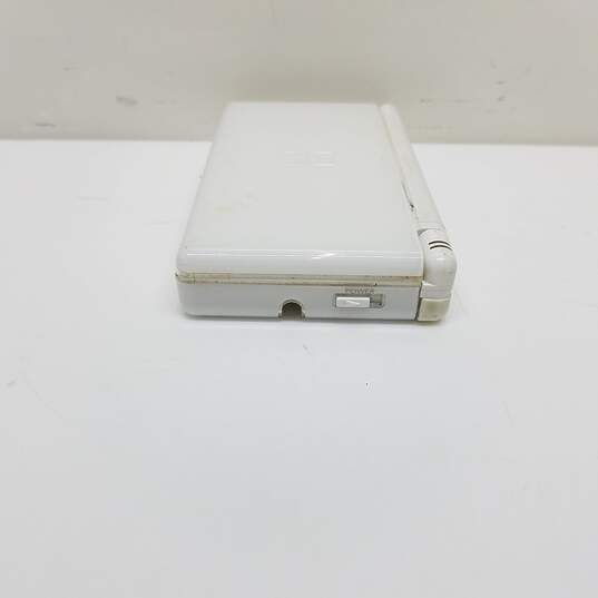 Nintendo DS Lite USG-001 Handheld Game Console White #4 image number 5