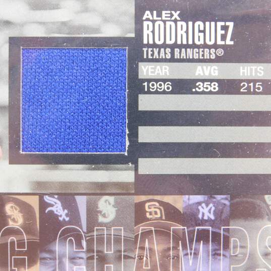 2002 Alex Rodriguez Upper Deck Piece of History Memorabilia Batting Champs image number 3