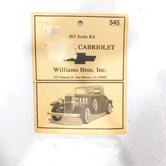 Williams Bros 32 Chevy Cabriolet & Pickup Truck HO Train Accessories image number 2