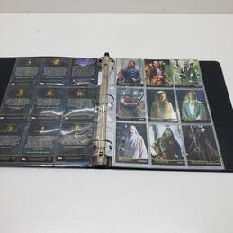 Binder Filled w/ Lord of the Rings Movie Trilogy Topps Trading Collectable Cards alternative image