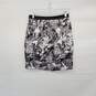 BCBGMAXAZRIA Gray & White Pintucked Waist Skirt WM Size 4 NWT image number 1