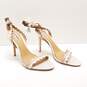 Steve Madden White Leather Strappy Pump US 10 image number 3